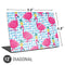 Bouffants and Broken Hearts Party Flamingos Universal Laptop 12in (9.8 x 6.8in) Skin